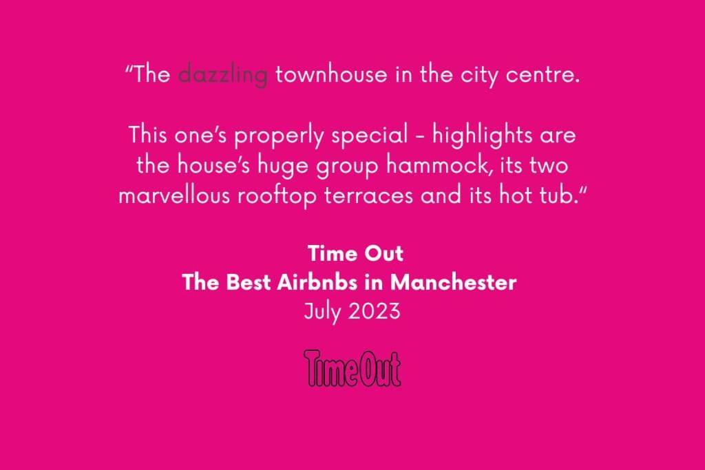 Hammock Heights! Hot Tub,Private Garage,Citycentre Manchester Kültér fotó
